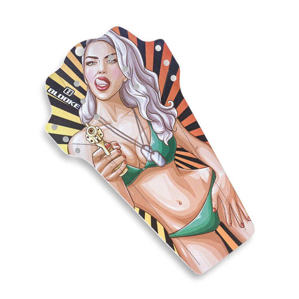 FENDER Dè Chắn Bùn Trước / Sau Kèm Dây Cáp Bằng Nhựa Cho Xe Đạp Leo Núi DANILO