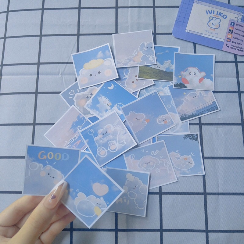 IVI IKO | Set 24 sticker Sky Cute - bầu trời dễ thương