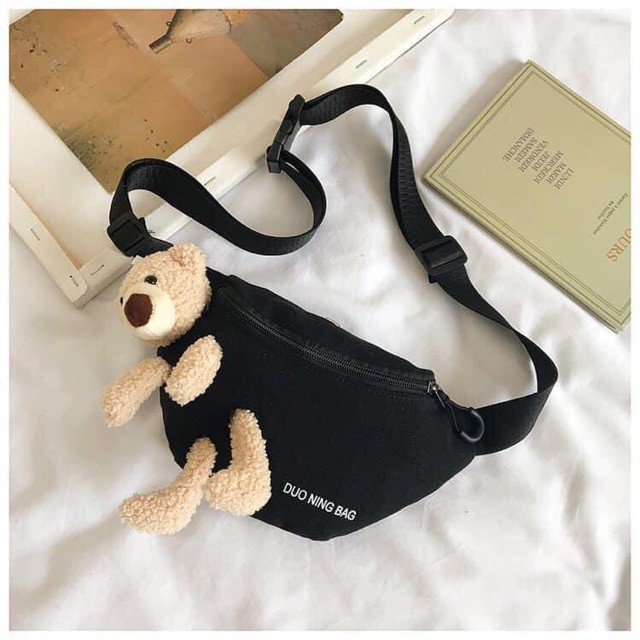 Túi Bao tử hình gấu Teddy siêu cute - Có lỗ thông tai nghe