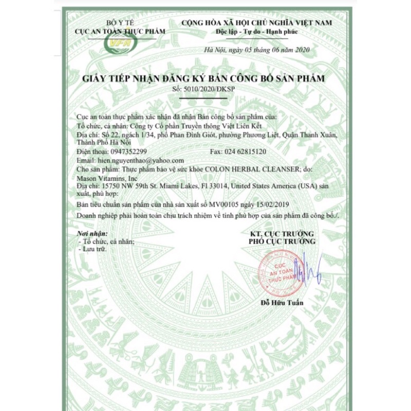 VIÊN THẢI ĐỘC RUỘT ALOE COLON CLEANSE 120v