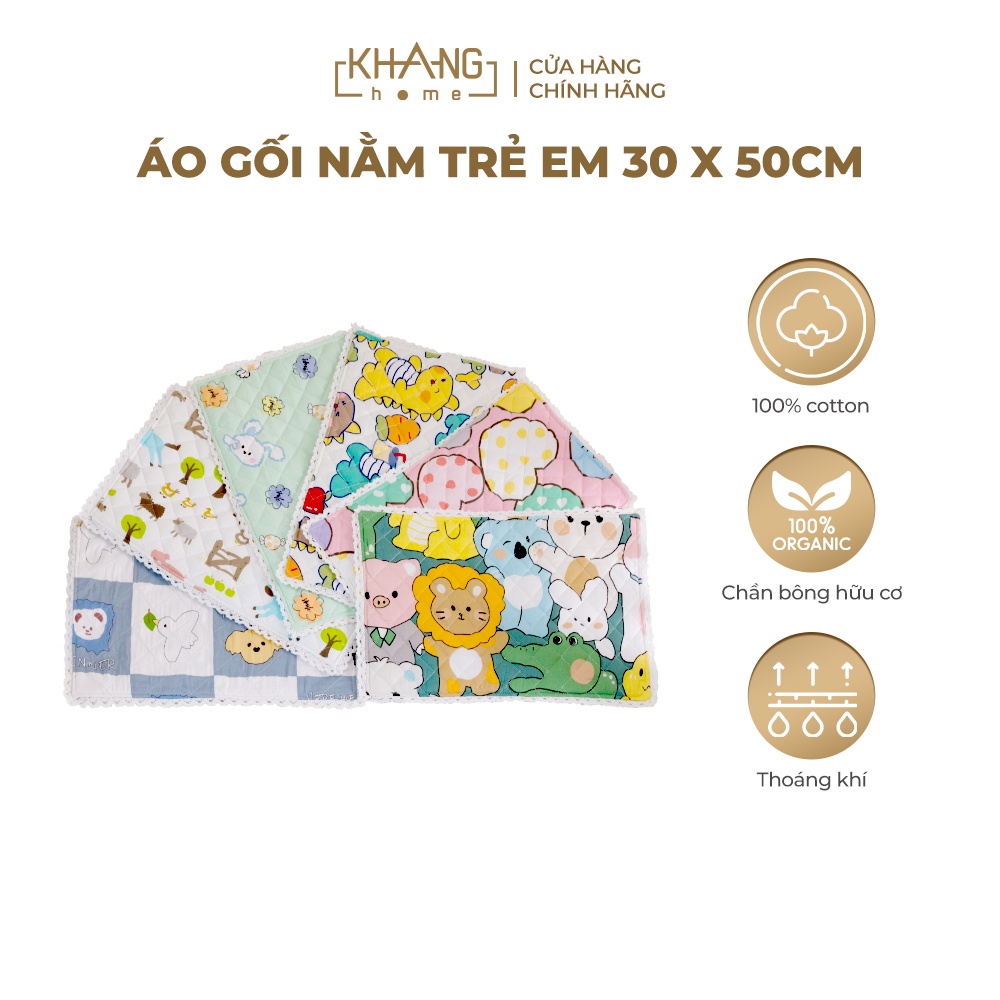 Áo Gối Nằm Chần Bông Trẻ Em Cao Cấp Khang Home