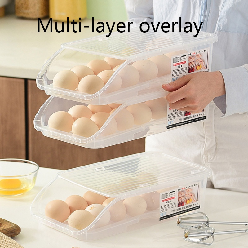 Hộp Đựng Trứng Cuộn Tự Động Bằng Nhựa Tiện Dụng