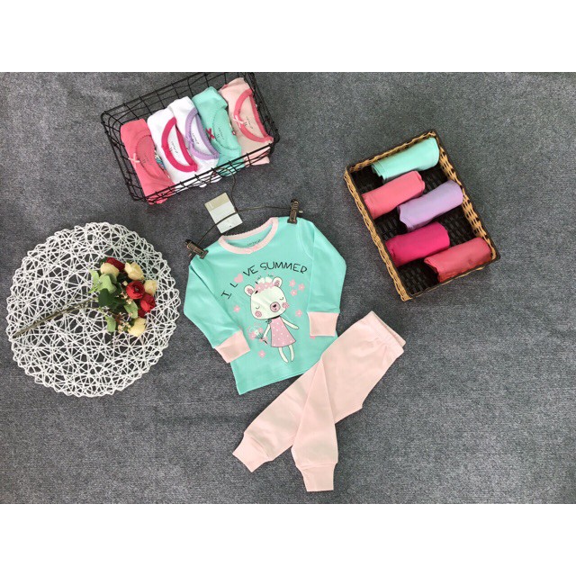 Combo bộ carter xuất cho bé gái