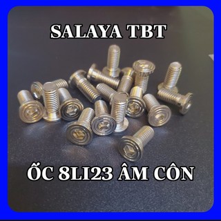 ỐC SALAYA TBT INOX 304 8LI23 DÙ ÂM CÔN GẮN ĐĨA , LÒNG ĐĨA CÁC LOẠI XE