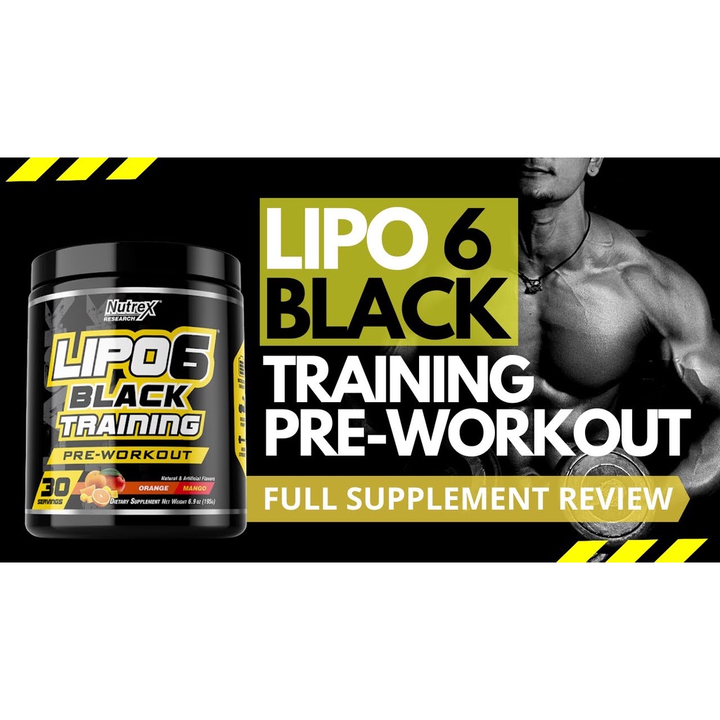 Lipo 6 Black Training Hỗ Trợ Giảm Mỡ Giảm Mỡ Bụng Trong Tập Luyện Nutrex Lipo 6 Black Training ( 30 lần dùng)