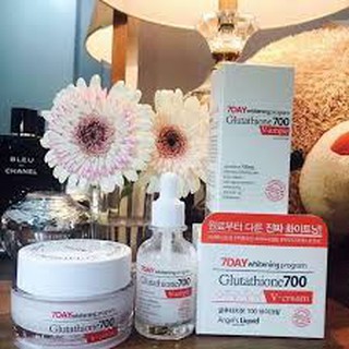 Serum Trắng Da 7Day Whitening Program Glutathione 700 V-Ample