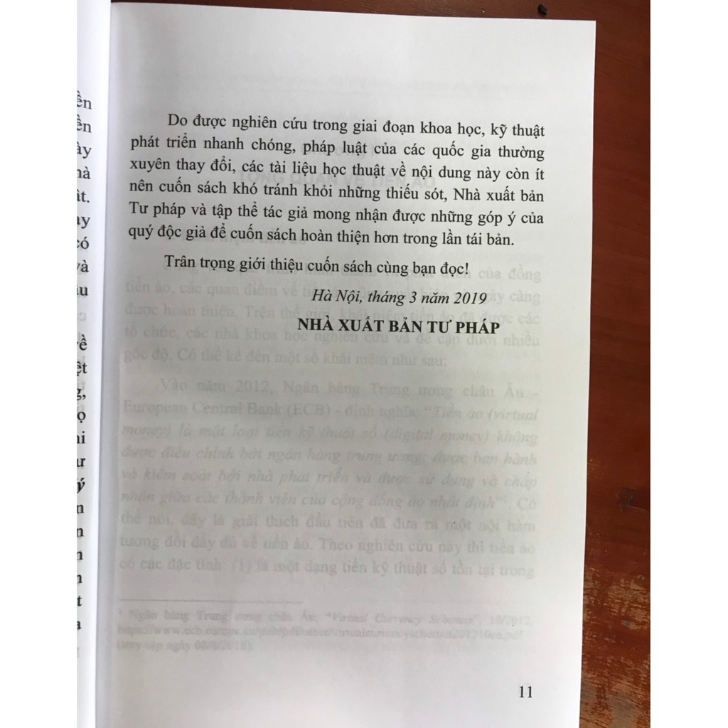 [ Sách ] xây dựng và hoàn thiện khung pháp lý về tiền ảo trong bối cảnh hội nhập và | WebRaoVat - webraovat.net.vn