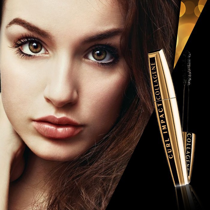 Mascara Làm Cong Và Dày Mi L'oreal Paris Curl Impact Collagene 11ml | BigBuy360 - bigbuy360.vn