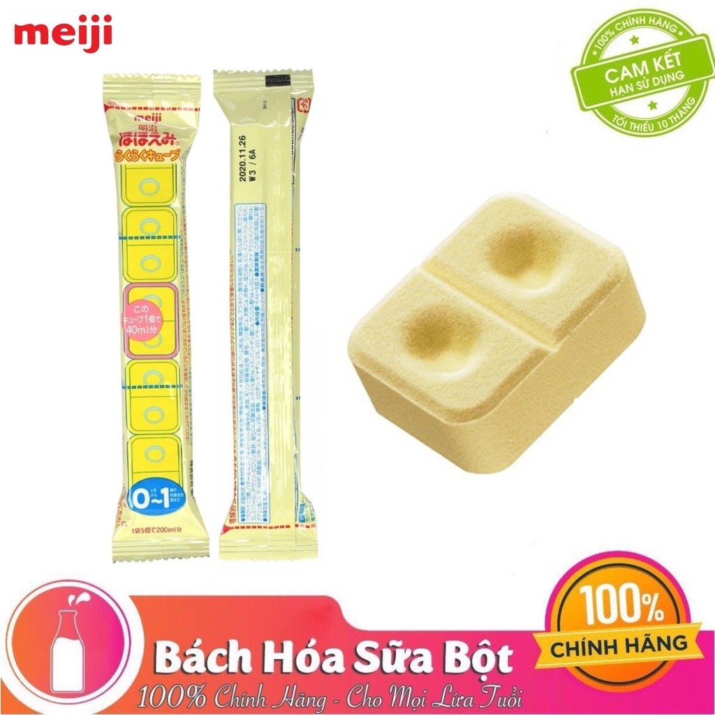 [Chính hãng] Sữa Meiji Dạng Thanh 0-1 (1 hộp/ 20 thanh)