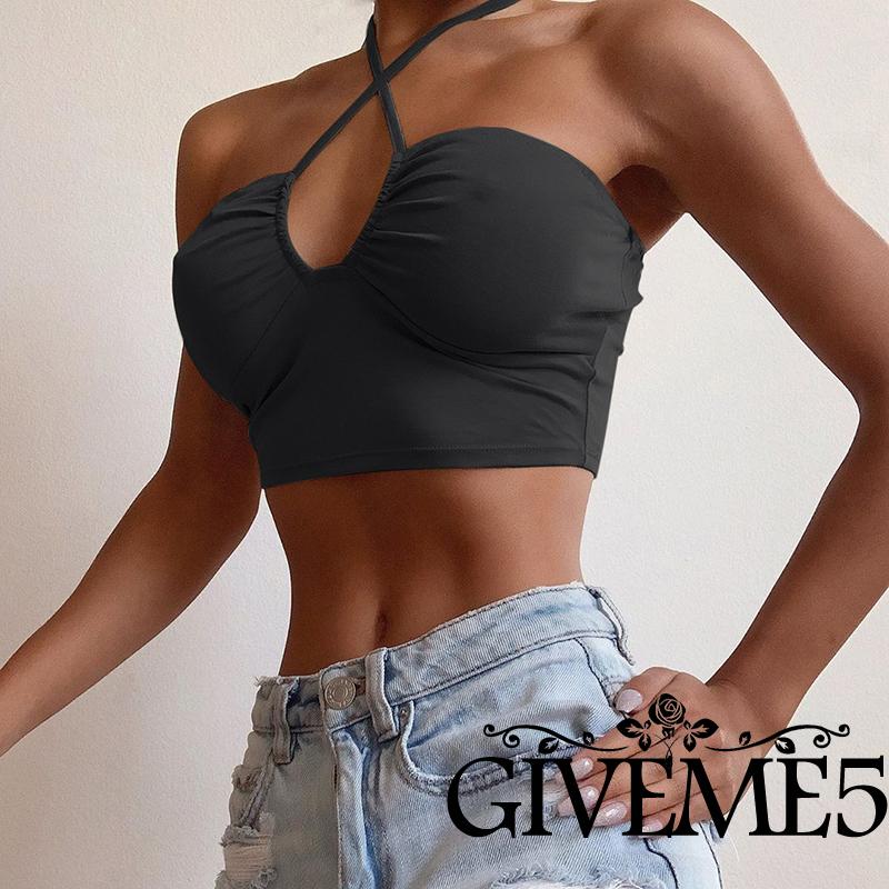 Áo Dây Nữ Cộc Tay Hở Eo Quyến Rũ