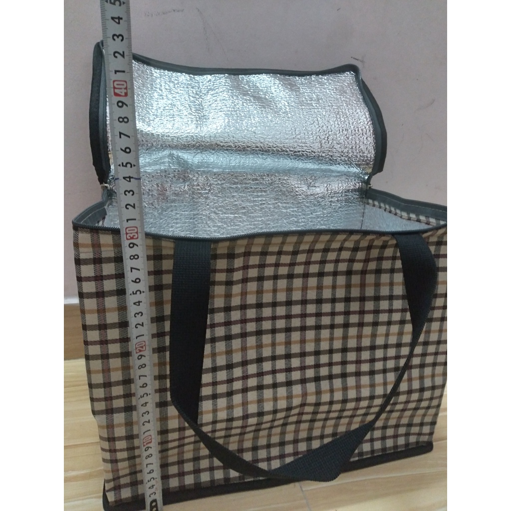 Túi giữ nhiệt đa năng có thể gấp gọn Size Ngang 40x30x23cm đi Picnic - du lịch