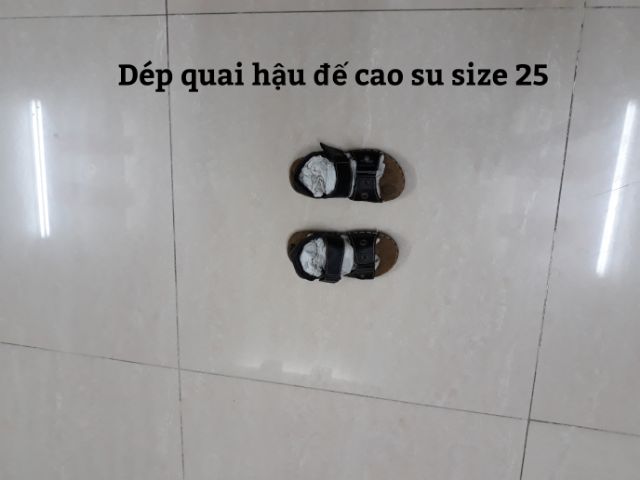 Dép quai hậu bé trai size 25