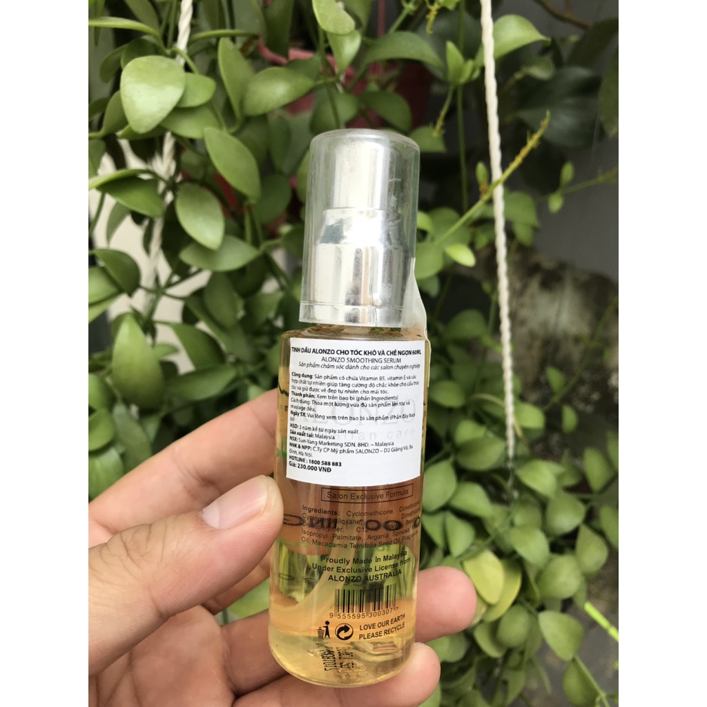 Tinh dầu dưỡng Alonzo Premium Salvia Oil cho tóc khô xơ và chẻ ngọn 100ml