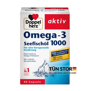 Dầu cá Doppel.herz Omega 3 Seefischol 1000