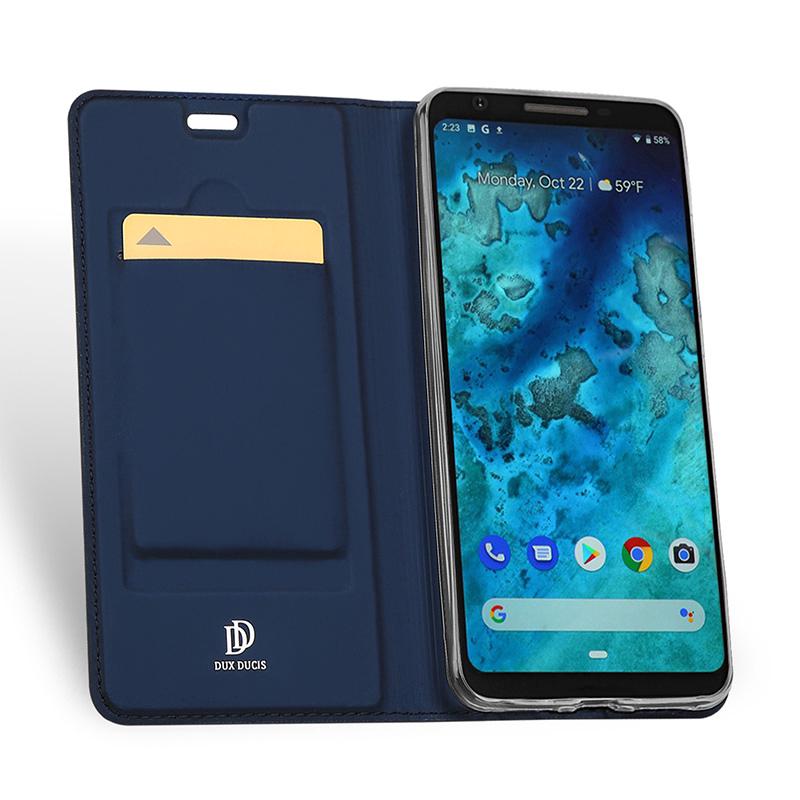 Google Pixel 3A XL LEATHER DUX DUCIS Standable Flip Case Cover