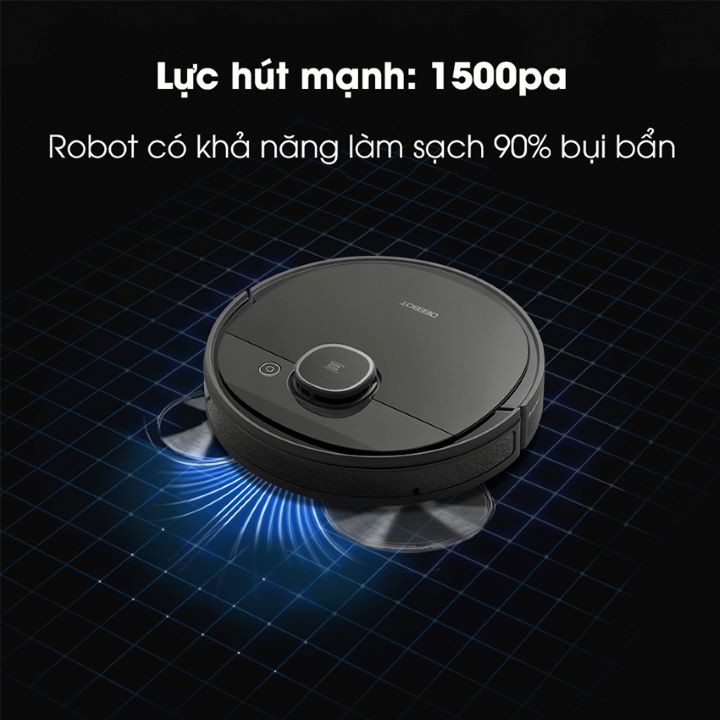 Robot hút bụi lau nhà Ecovacs Deebot T5 Hero _Hàng trưng bày chưa qua sử dụng_ Tặng App ecovacs home