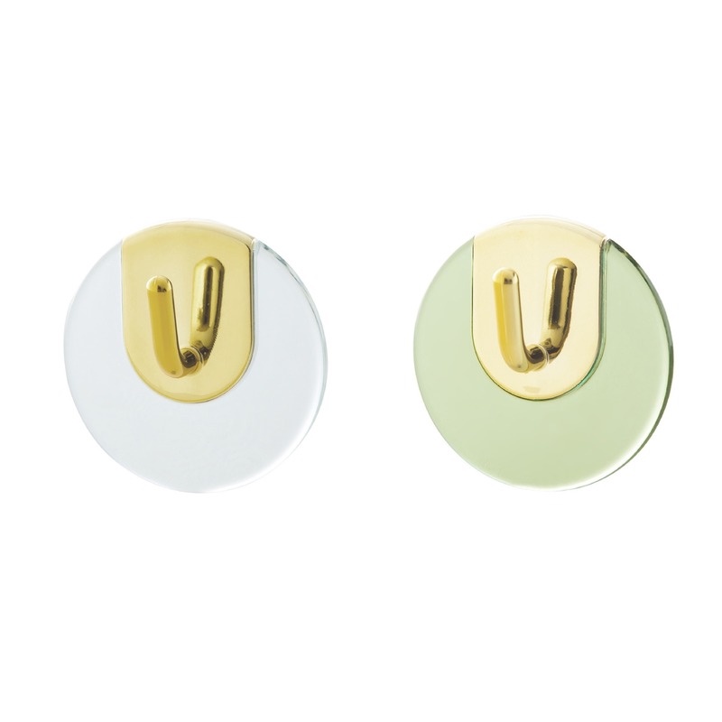 Bộ 4 Móc Treo Đồ Dùng Nhà Bếp Gắn Tường Không Cần Khoan Chịu Lực Nhẹ Sang Trọng