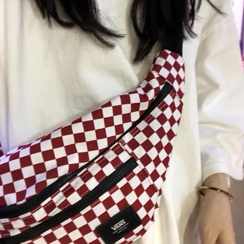 Túi Bao Tử Vanz Body Pack Checkerboard Unisex [ẢNH THẬT]