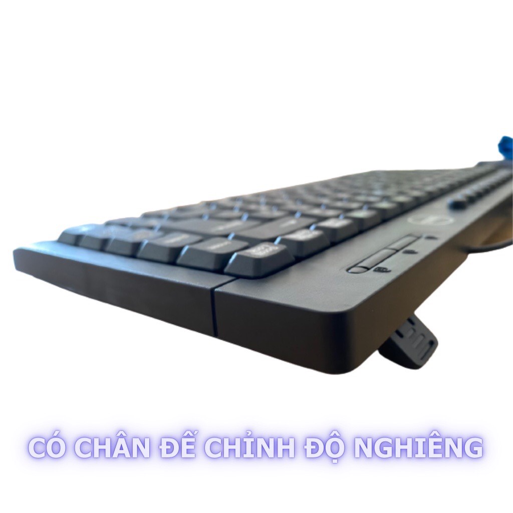 Bàn Phím dây Dell BK616 Mini MULTI - Tích hợp nhiều phím tắt, Gõ Êm Tay, Nhạy. Hỏa tốc
