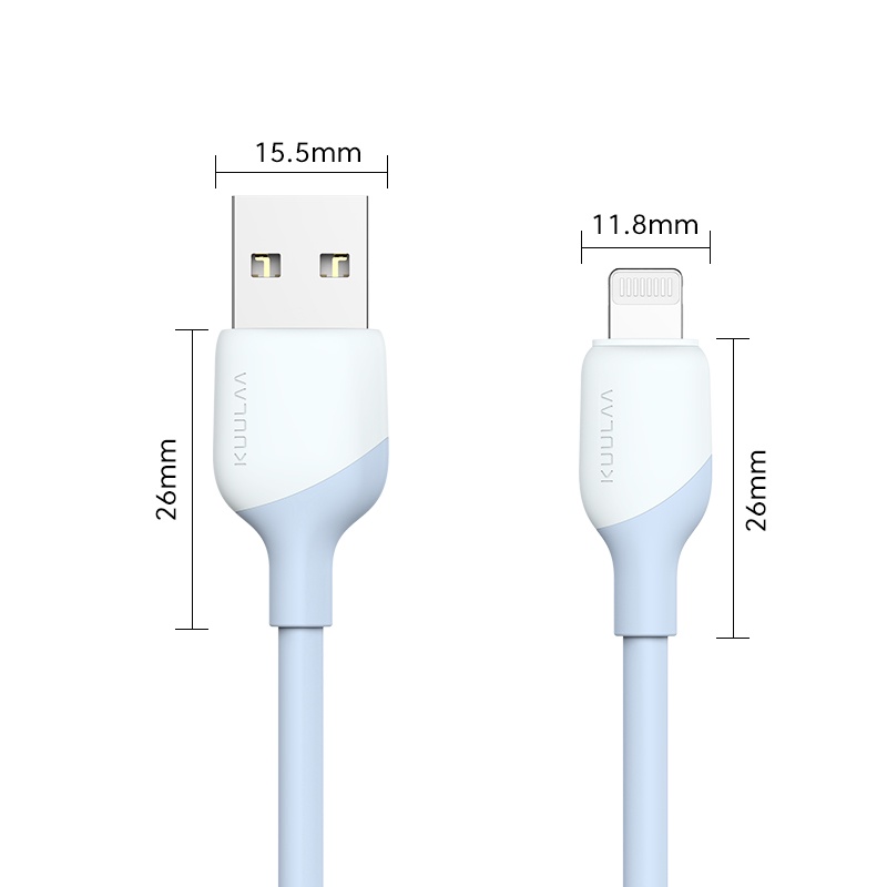 KUULAA Dây Cáp Sạc Nhanh MFIQC4.0 3.0 KL-X59 30W USB-A Sang Lightning Cho Iphone