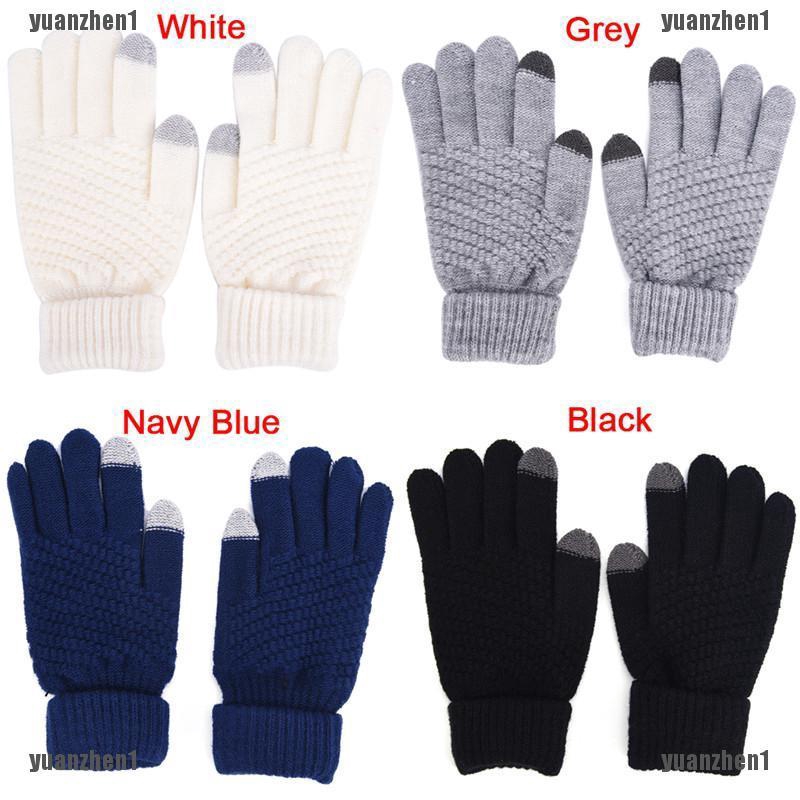 Găng Tay Len Mùa Đông Có Thể Sử Dụng Màn Hình Cảm Ứng