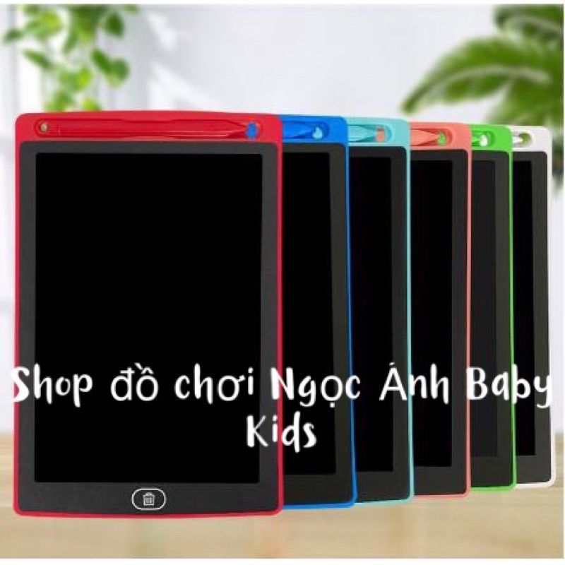 bảng vẽ điện tử đa sắc màu cho bé màn hình 8.5 inch tự xóa chỉ bằng một chạm