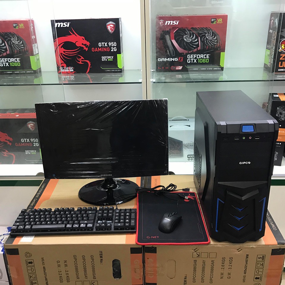 [Tặng quà]Bộ Máy Tính Chơi Game GTA5, PUBG MOBILE - maxsetting LOL , CF