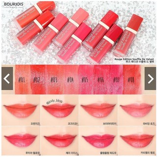 Son Lì Dạng Kem Bourjois Rouge Edition Velvet Lipstick