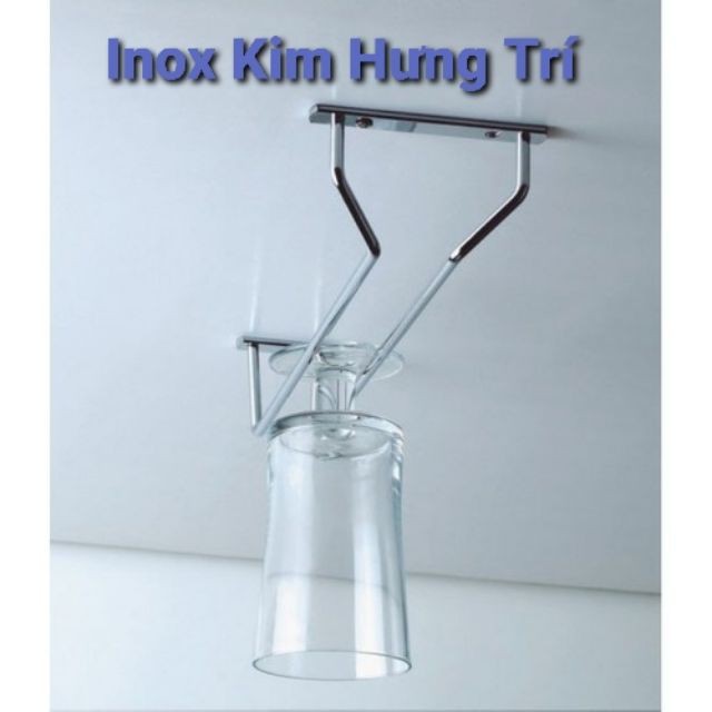 kệ treo ly 1 tầng-2 tầng 100% Inox