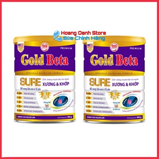 2 HỘP Sữa Gold Beta Sure 900g - Sữa người già Ngăn ngừa Loãng Xương Tiểu Đường