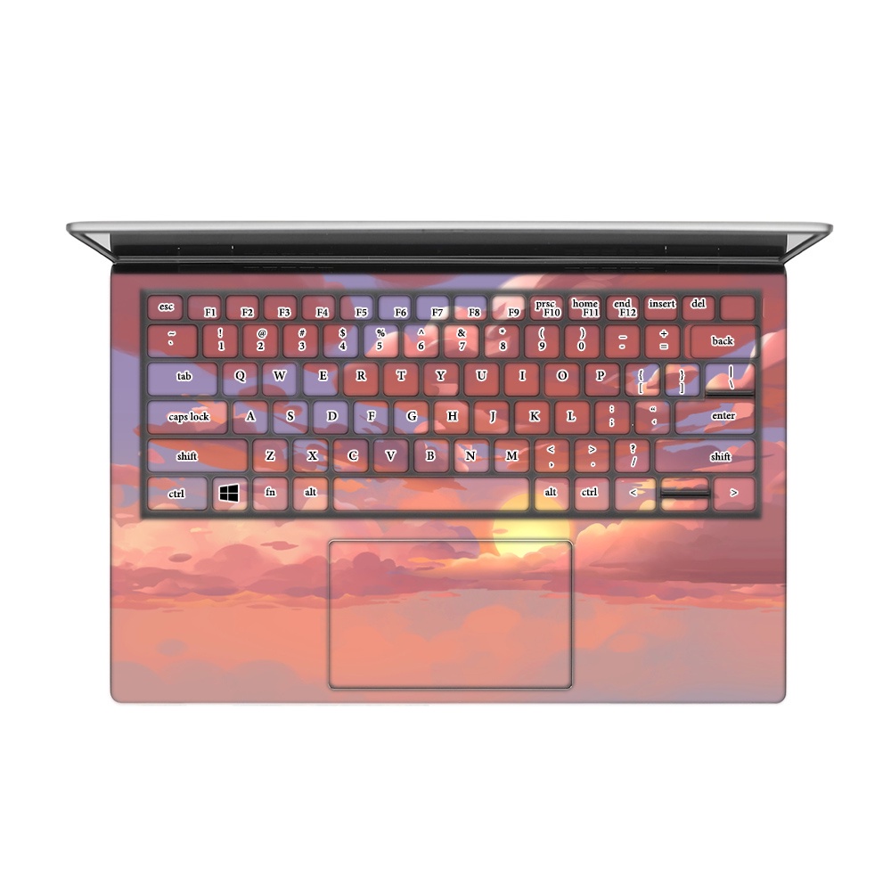 Skin Laptop In Hình Sunset - Hoàng Hôn Dành Cho Các Dòng Máy Dell Hp Asus Msi Acer Lenovo Macbook Theo Yêu Cầu