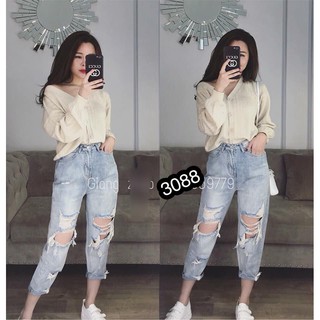 Quần baggy bò rách cá tính