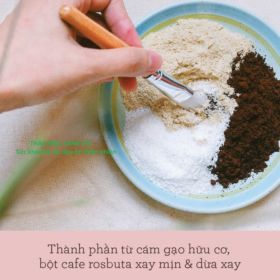 Bột cám gạo cafe handmade gói 1kg