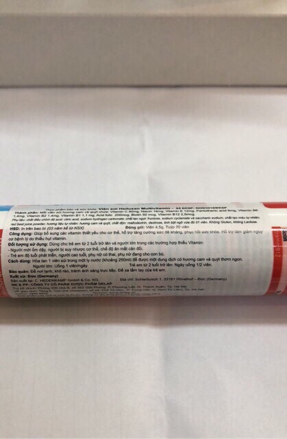 Heilusan Multi vitamin - Viên sủi
