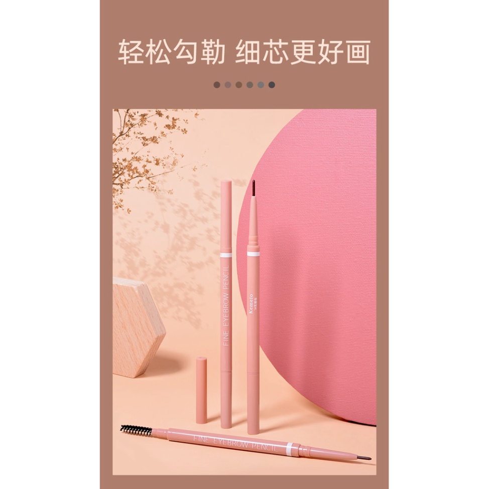 ✔️SẴN HÀNG - Bút Chì Kẻ Mày Không Trôi, Bút Chì Kẻ Chân Mày Kemelo Có 2 Đầu Gồm 1 Đầu Vẽ Và 1 Đầu Chải Lông Mày | BigBuy360 - bigbuy360.vn