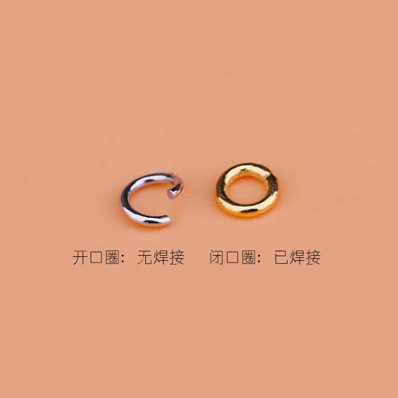 █diy゜ S925 Bạc●Set 10 Phụ Kiện Mở Vòng Tay/Dây Chuyền Bằng Bạc S925 Cao Cấp