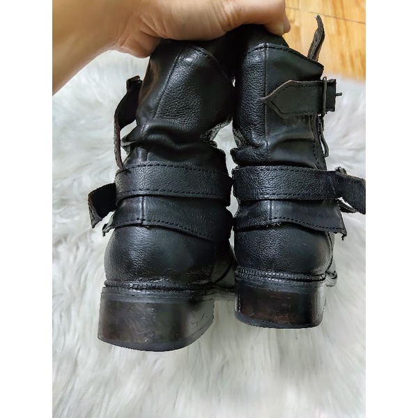 Bốt lửng da thật size 34-35