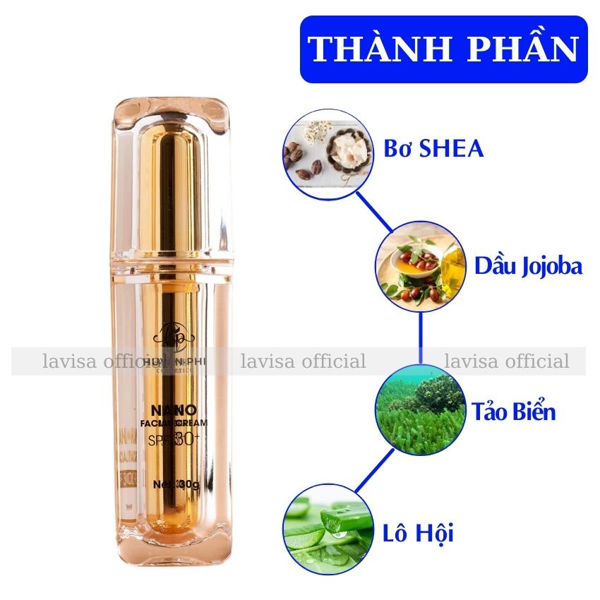 Kem Face Nano Huyền Phi Dưỡng Trắng Căng Bóng Chống Nắng và Makeup