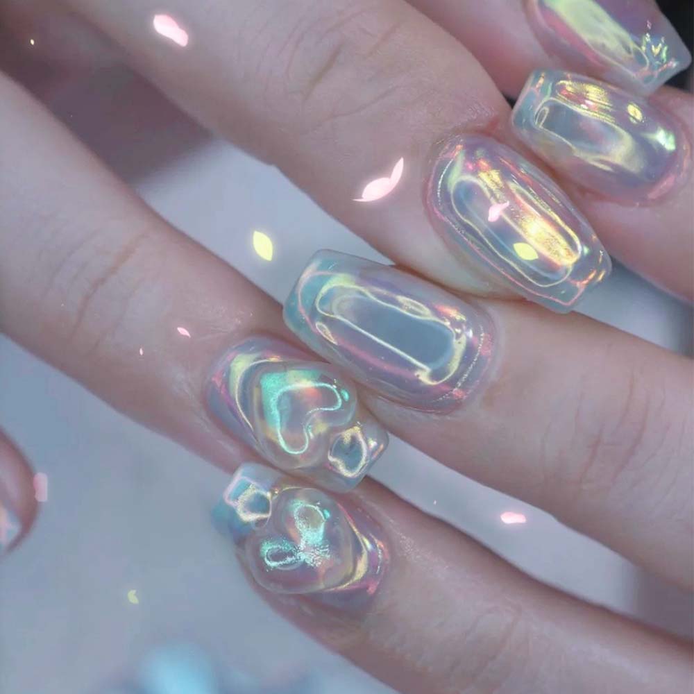 (Hàng Mới Về) Miếng Dán Phản Quang 1M Trang Trí Móng Tay Nghệ Thuật