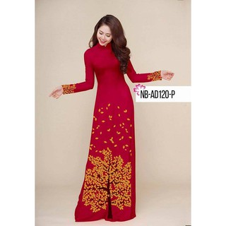 Vải bộ áo dài, vải in 3d