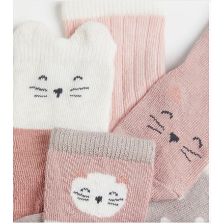 Set 5 tất bé gái HM mới