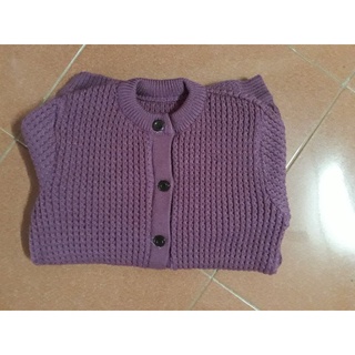 Áo len cổ tròn/cổ tim  bà già