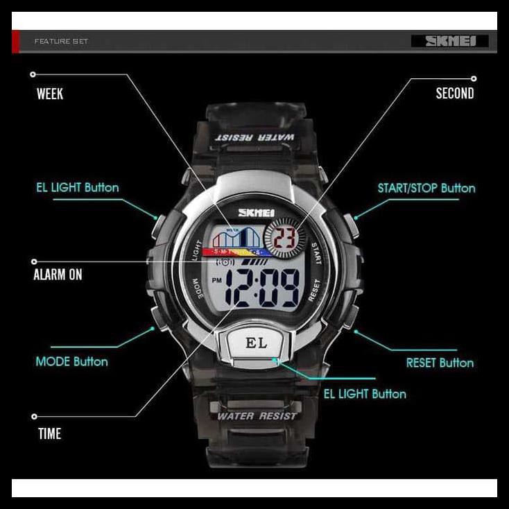 Đồng Hồ Nam Skmei 1450 Chống Thấm Nước 50m Đen | BigBuy360 - bigbuy360.vn