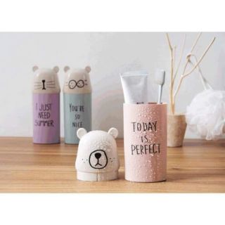 Hộp đựng bàn chải, kem đánh răng hình gấu kute