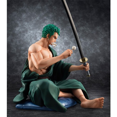 Mô Hình Zoro Ngồi Lau Kiếm - Cao 17cm - Nặng 500G - Mô Hình One Piece