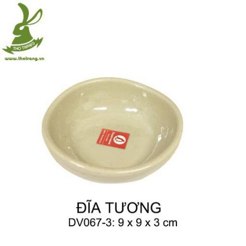 Tổng hợp các loại dĩa tương, chén chấm màu nâu nhựa melamine Srithai Superware Thái Lan cao cấp để nước chấm