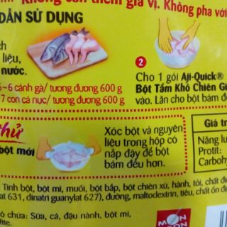 Bột Tẩm Khô Chiên Giòn Aji-Quick 42g