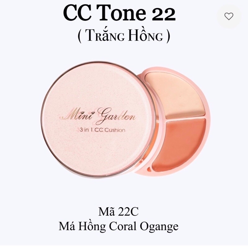 Phấn Nước Mini Garden 3 trong 1 - Cc Cushion SPF40+ PA+++