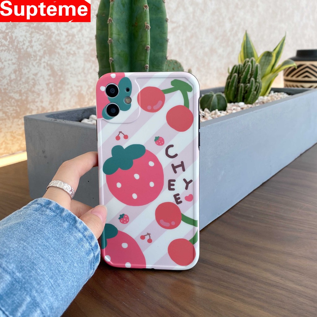 Ốp Điện Thoại In Hình Quả Dâu / Dứa Xinh Xắn Cho Iphone 11 Pro Max Xr Xs I 7 P I 8 Se 2 | BigBuy360 - bigbuy360.vn