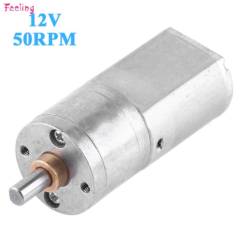 Hộp Số Mô Tơ Điện Dc 12v 15 / 30 / 50 / 100 / 200rpm